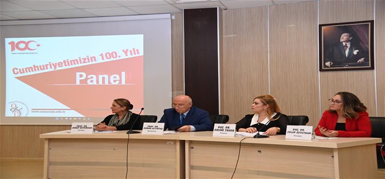 Üniversitemizde ‘’Cumhuriyet Dönemi ve Sanat’’ Temalı Panel Düzenlendi